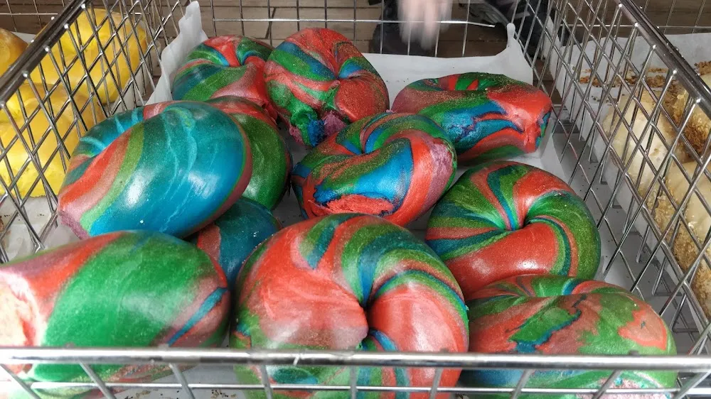 Rainbow Bagels